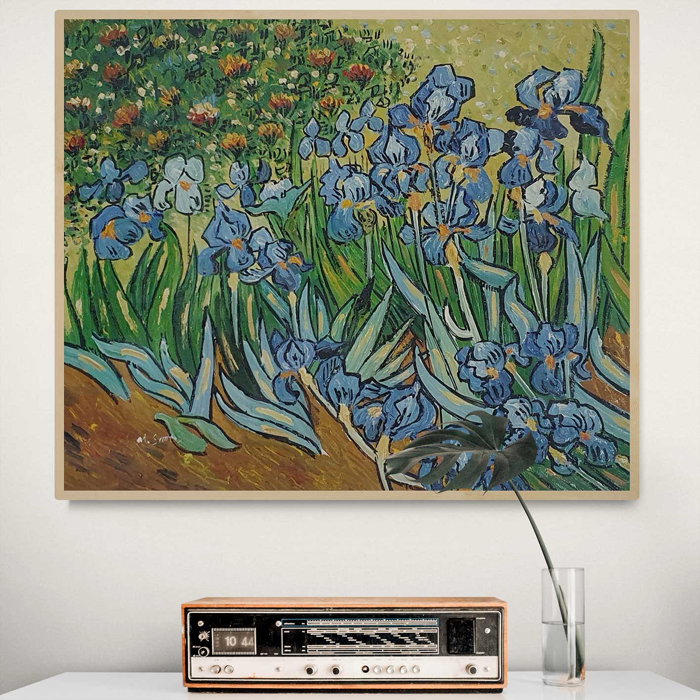 Cuadro Van Gogh Lirios 60x50 cm