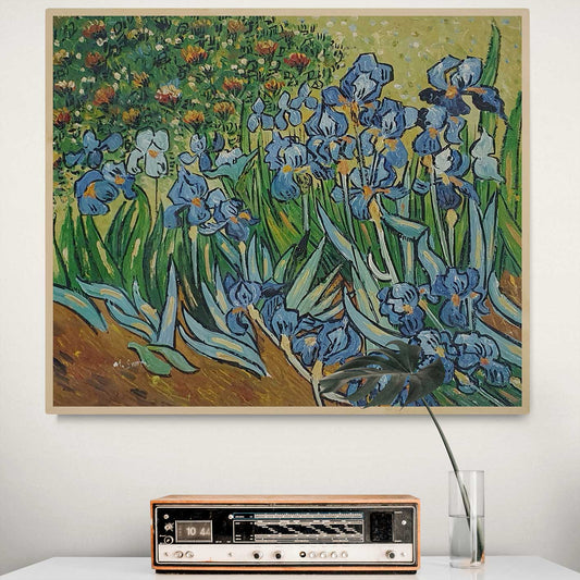 Cuadro Van Gogh Lirios 60x50 cm