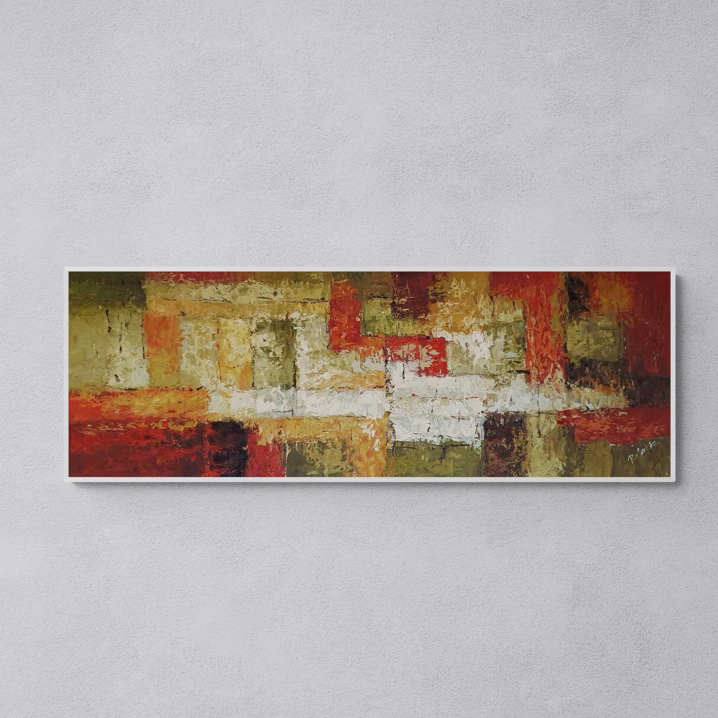 Cuadro Panoramico Abstracto 120x40 cm
