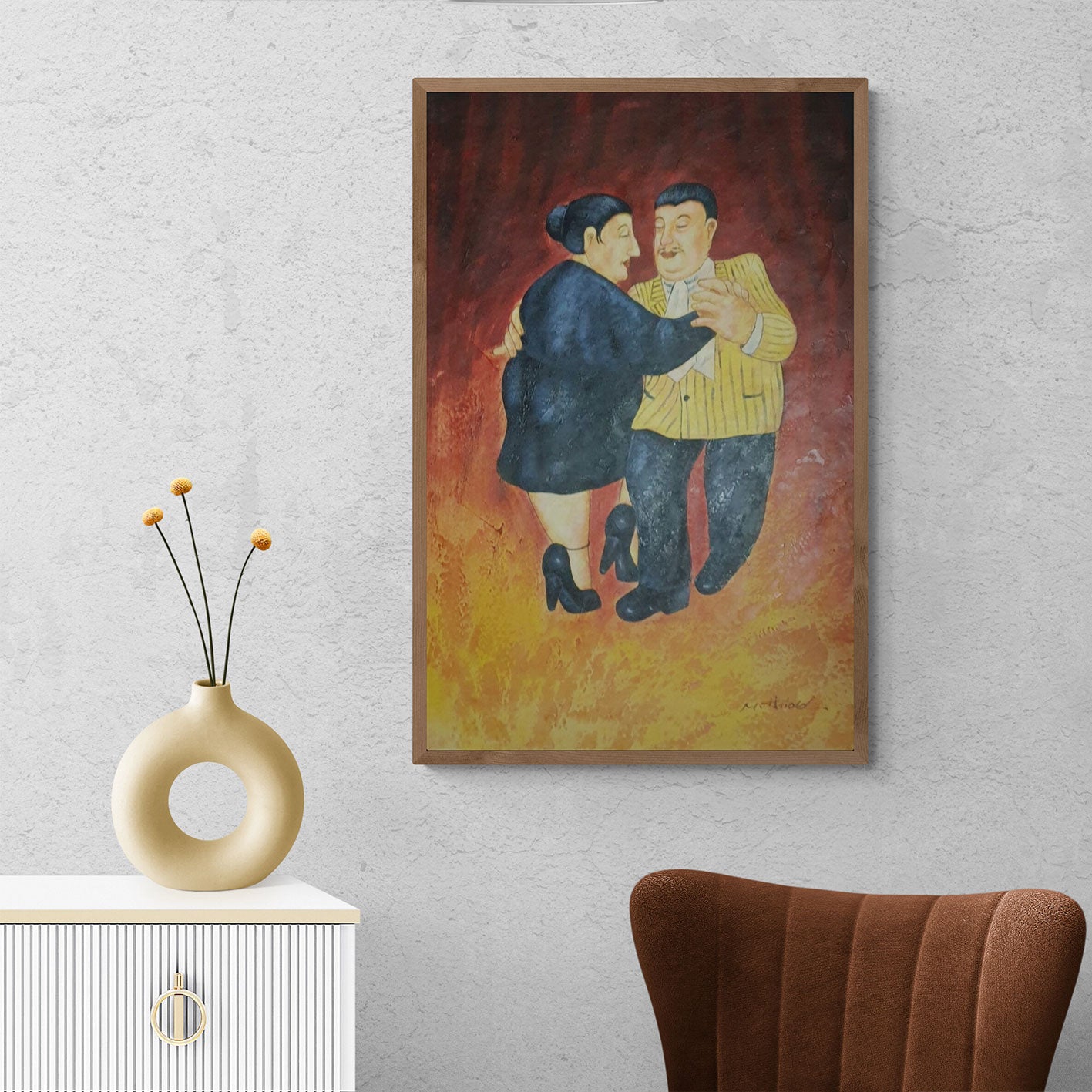 Cuadro Pareja Bailando 60x90 cm