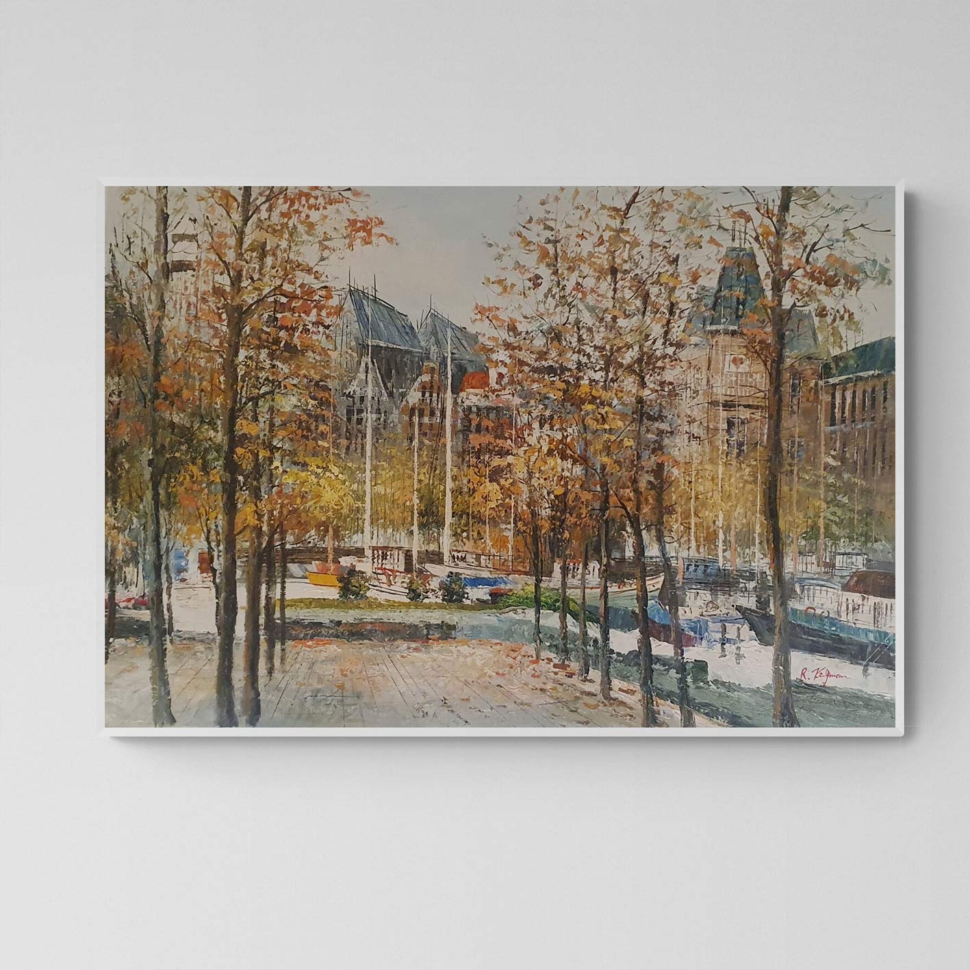 Cuadro Parque en la Ciudad 90x60 cm