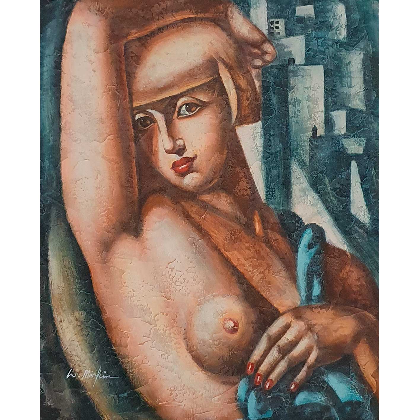 Cuadro Reproduccion  Lempicka