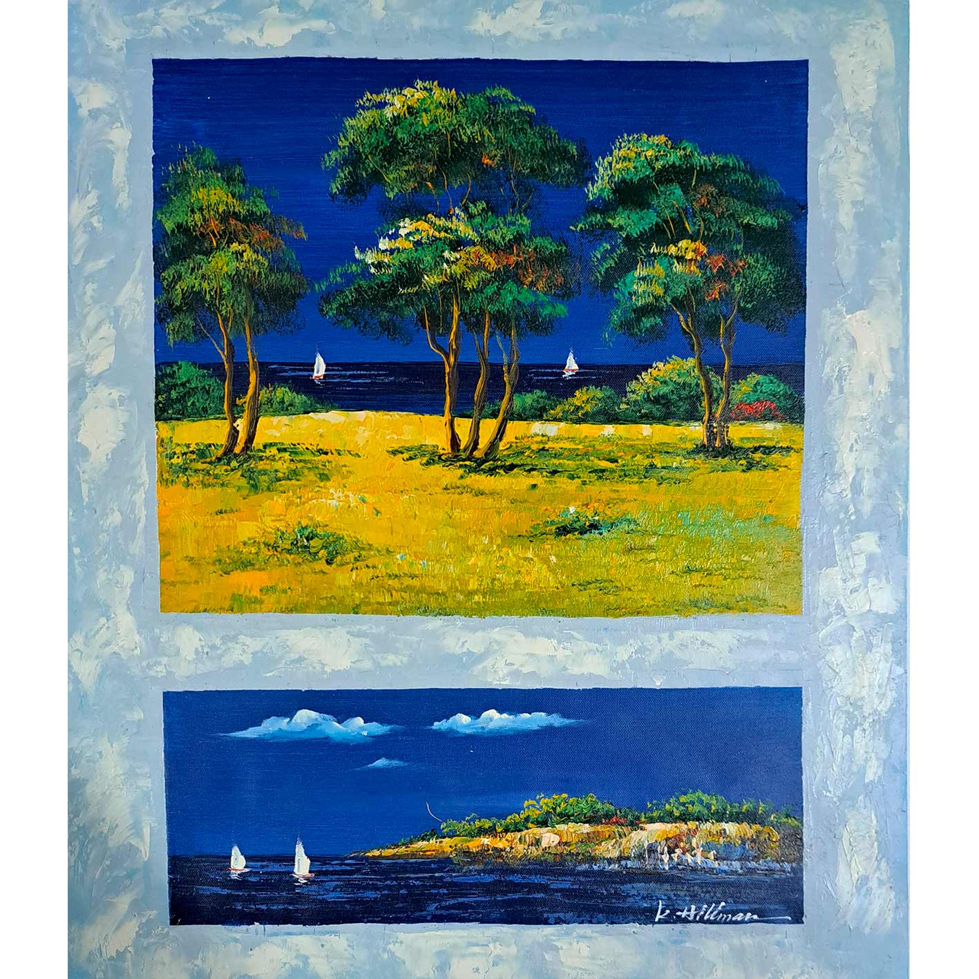 Cuadro Diptico Paisaje  50X60 cm [2 piezas]
