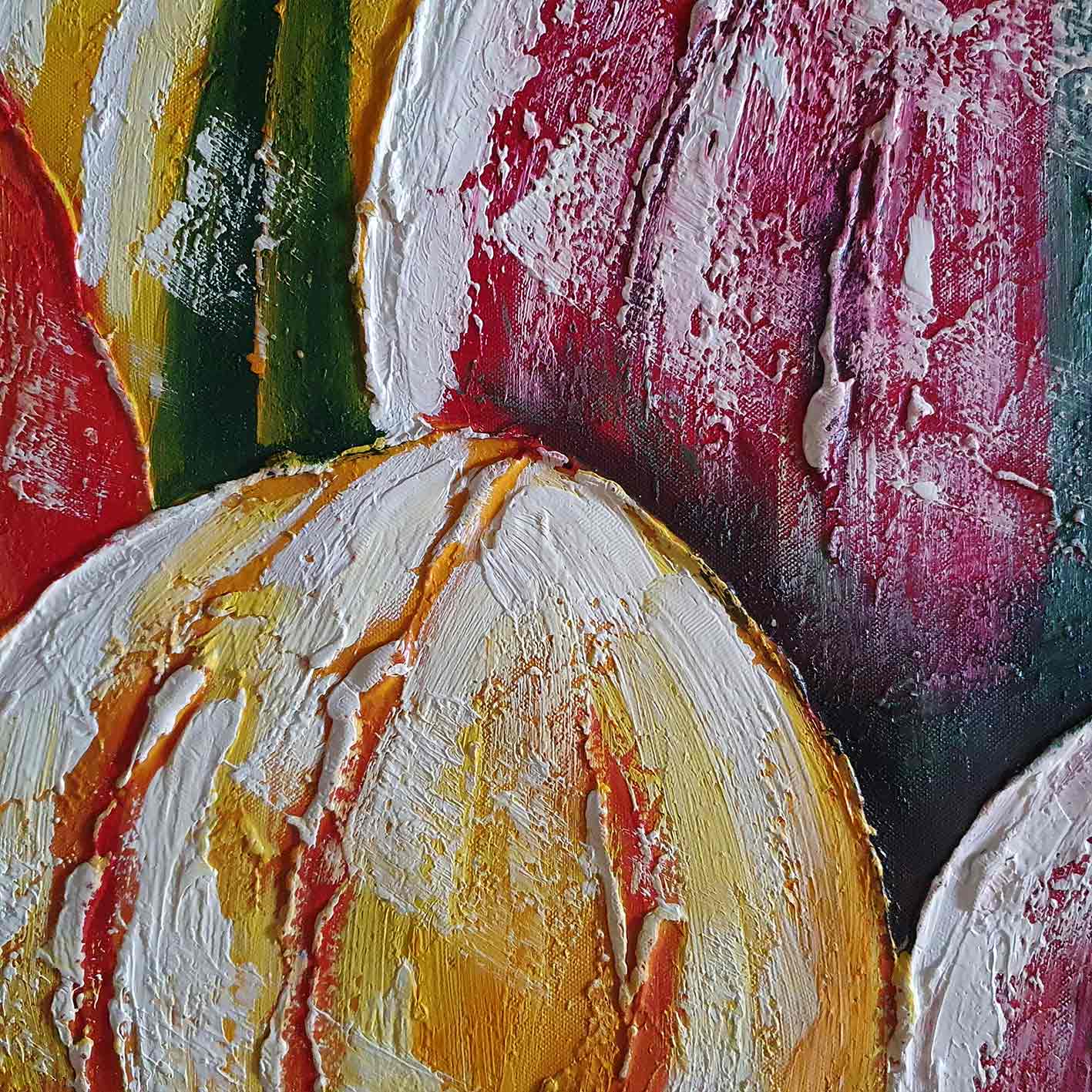 Cuadro Diptico Tulipanes Grandes 120x90 cm [2 piezas]