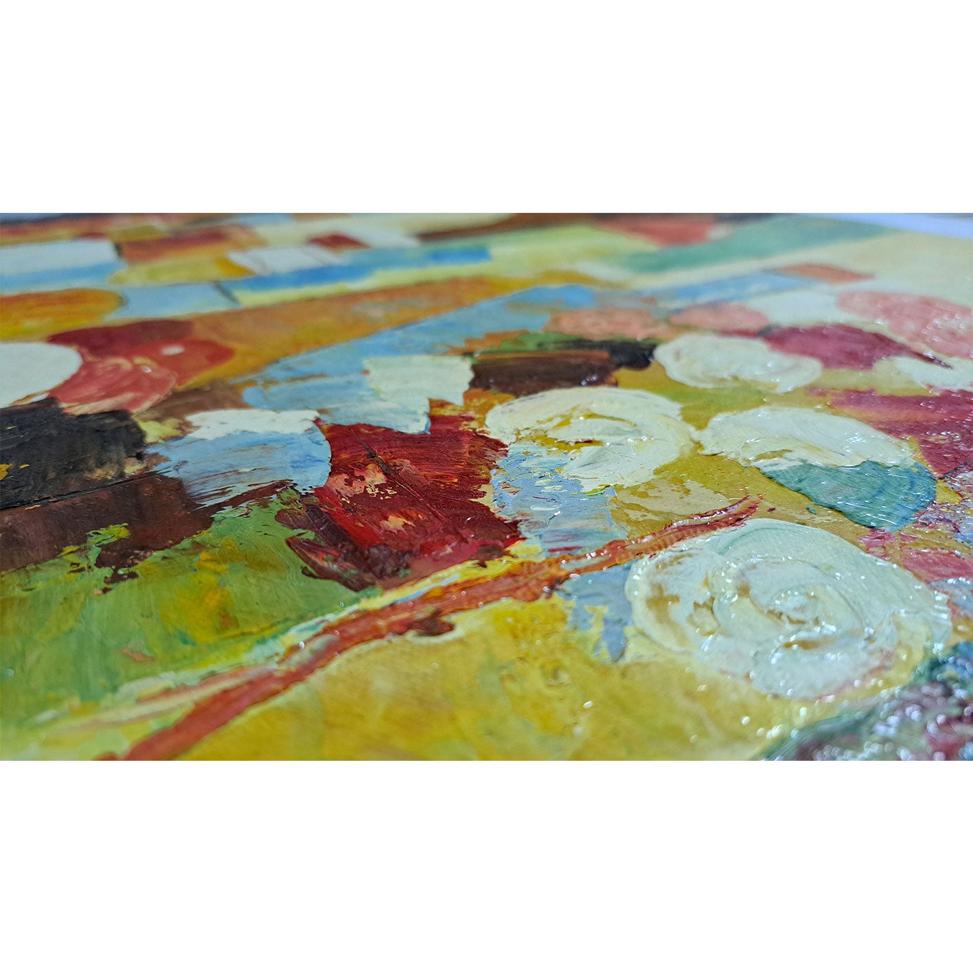 Cuadro Flor Vino 60x50 cm Texturas