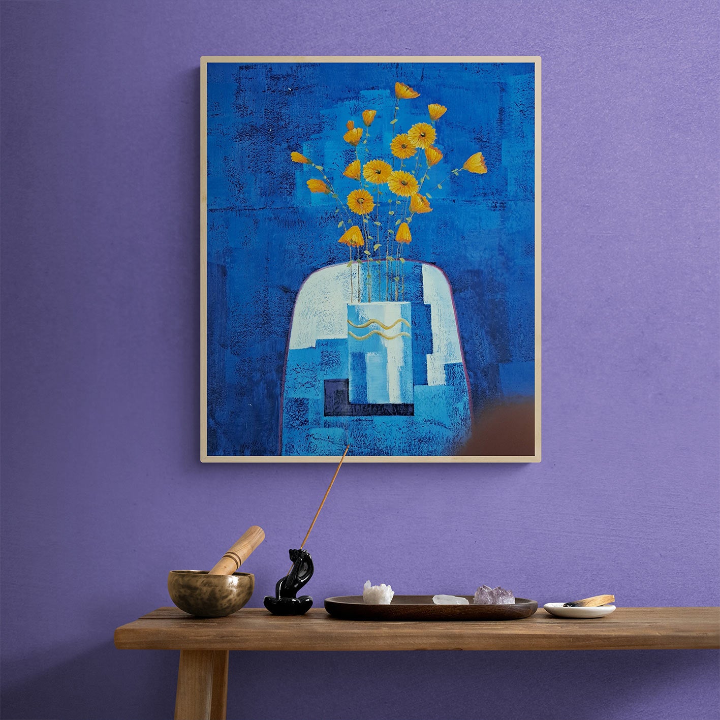 Cuadro Margaritas 50x60 cm