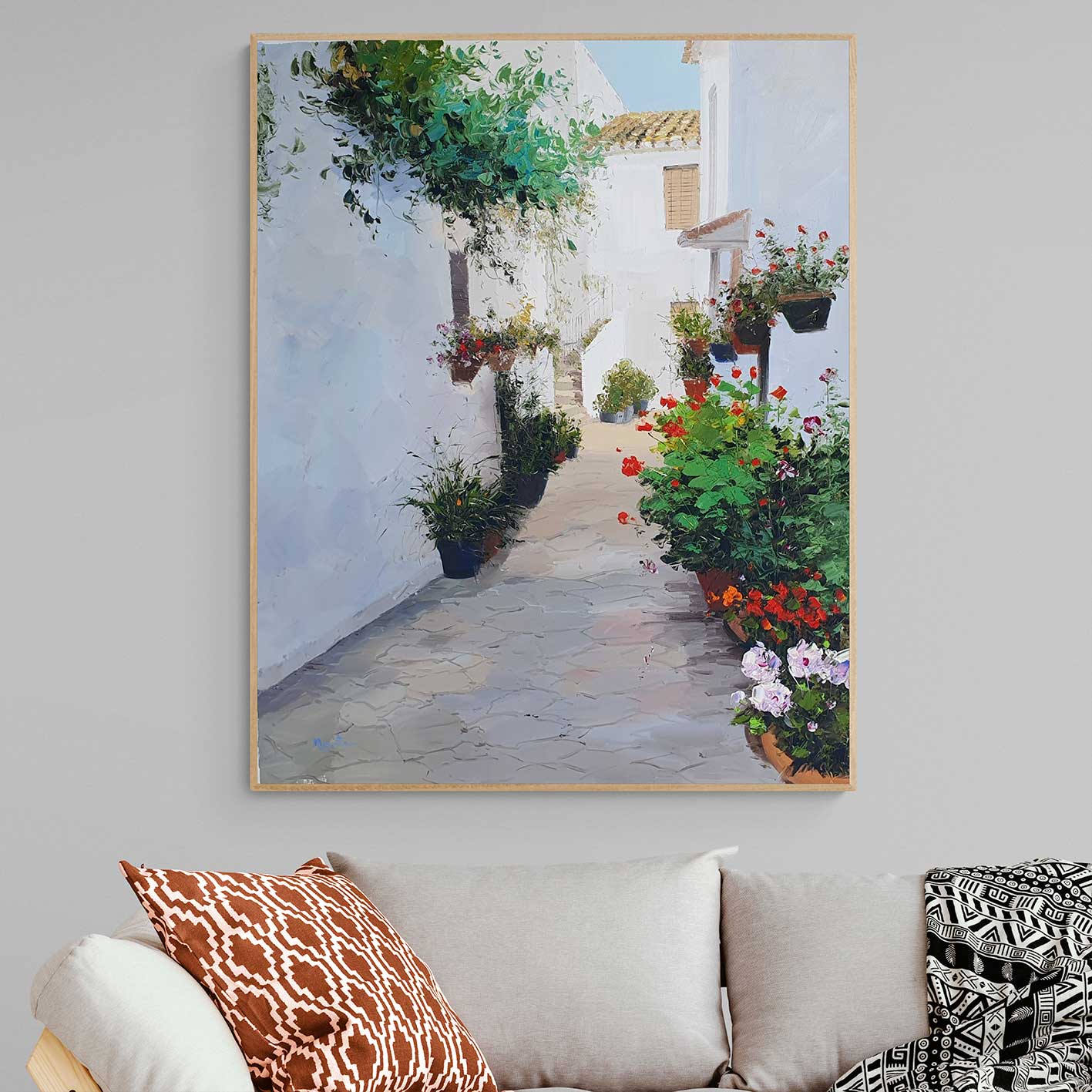 Cuadro Pueblos Andalucia 82x101 cm