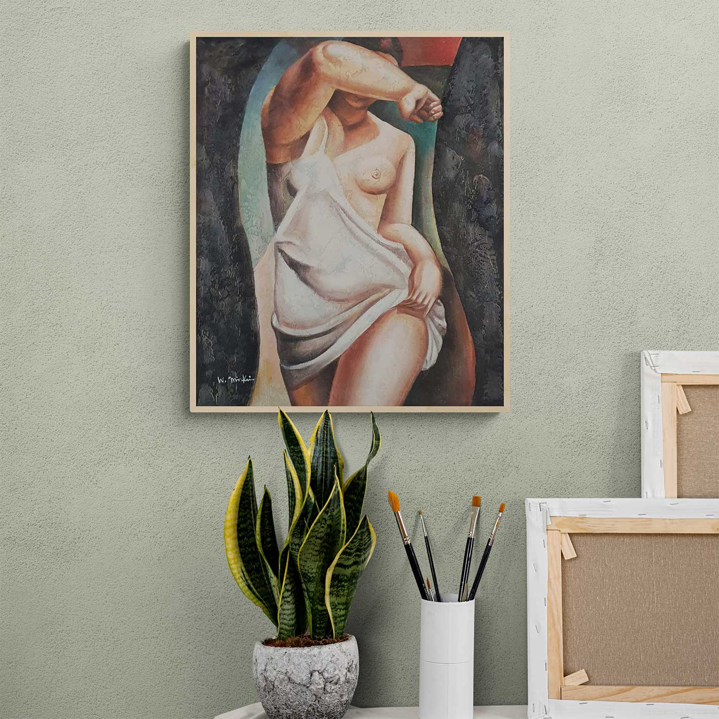 Cuadro Reproduccion Lempicka Codo
