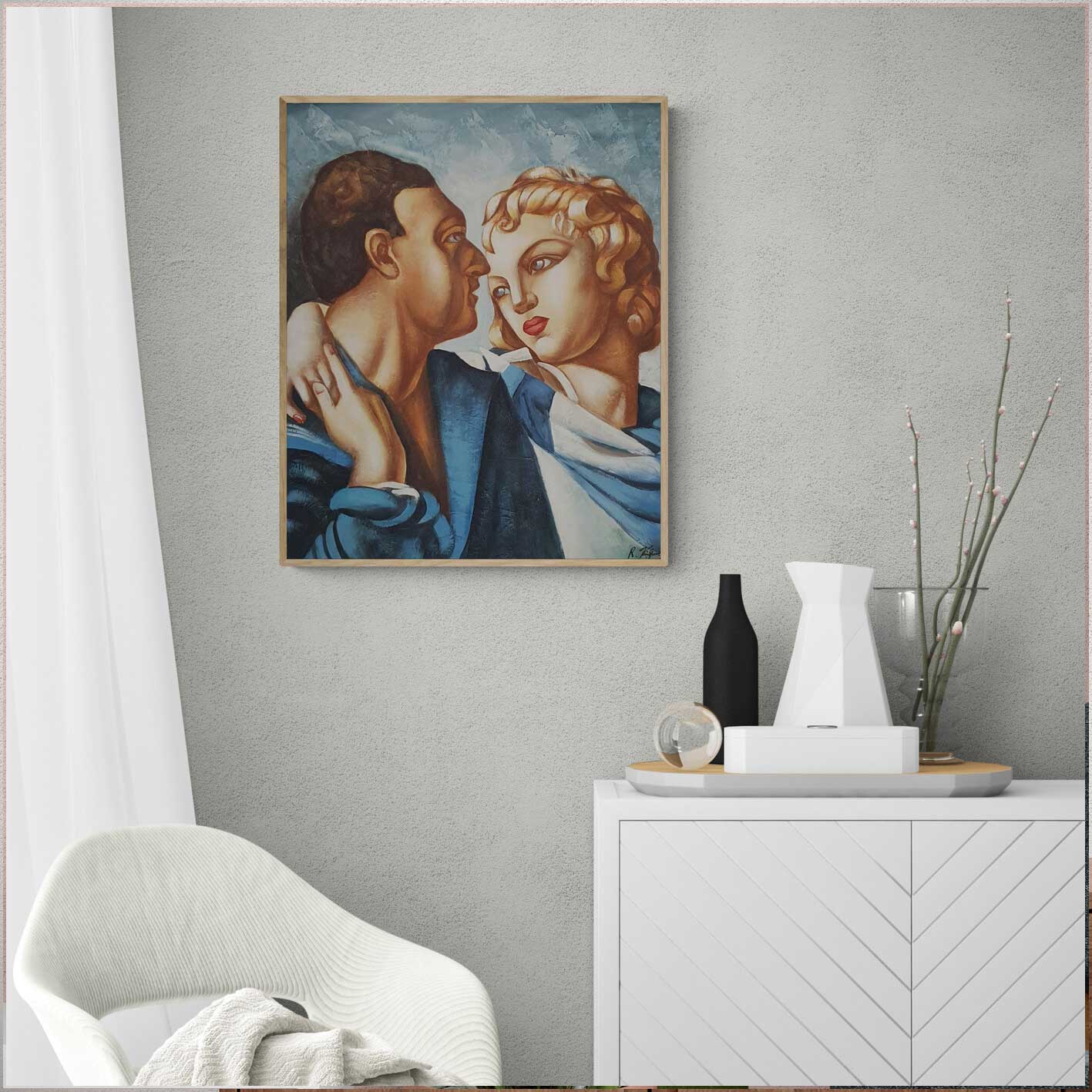 Cuadro Reproduccion Lempicka  II