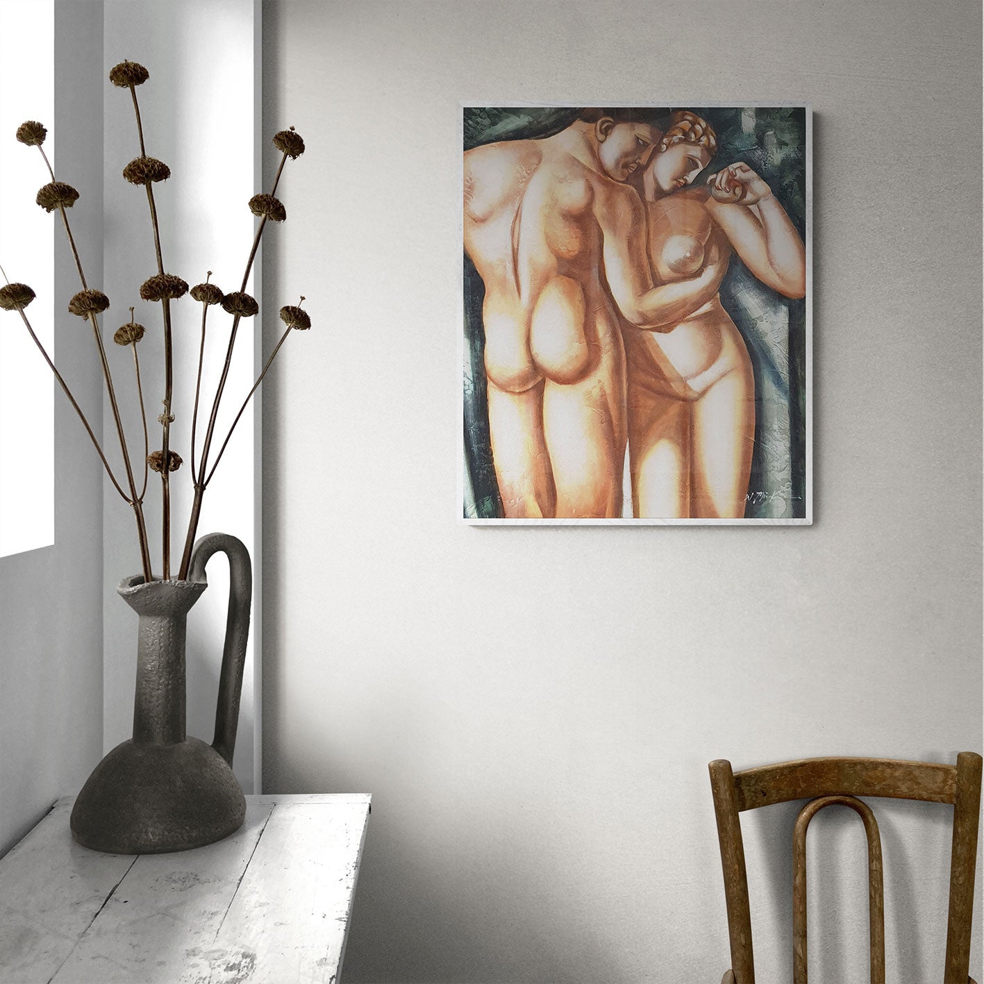 Cuadro Reproduccion Lempicka desnudos
