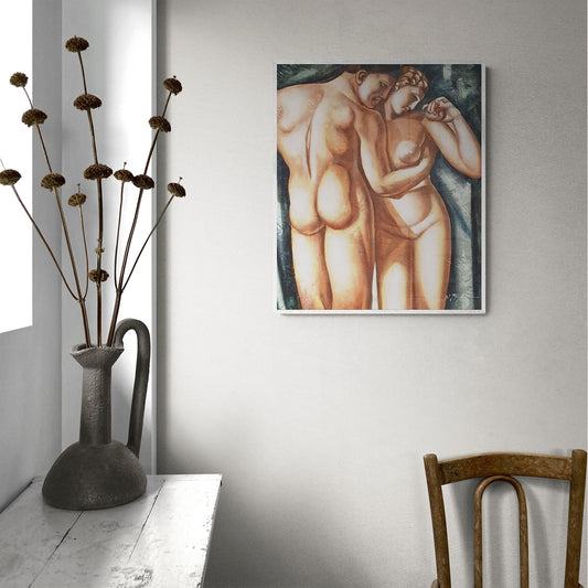 Cuadro Reproduccion Lempicka desnudos