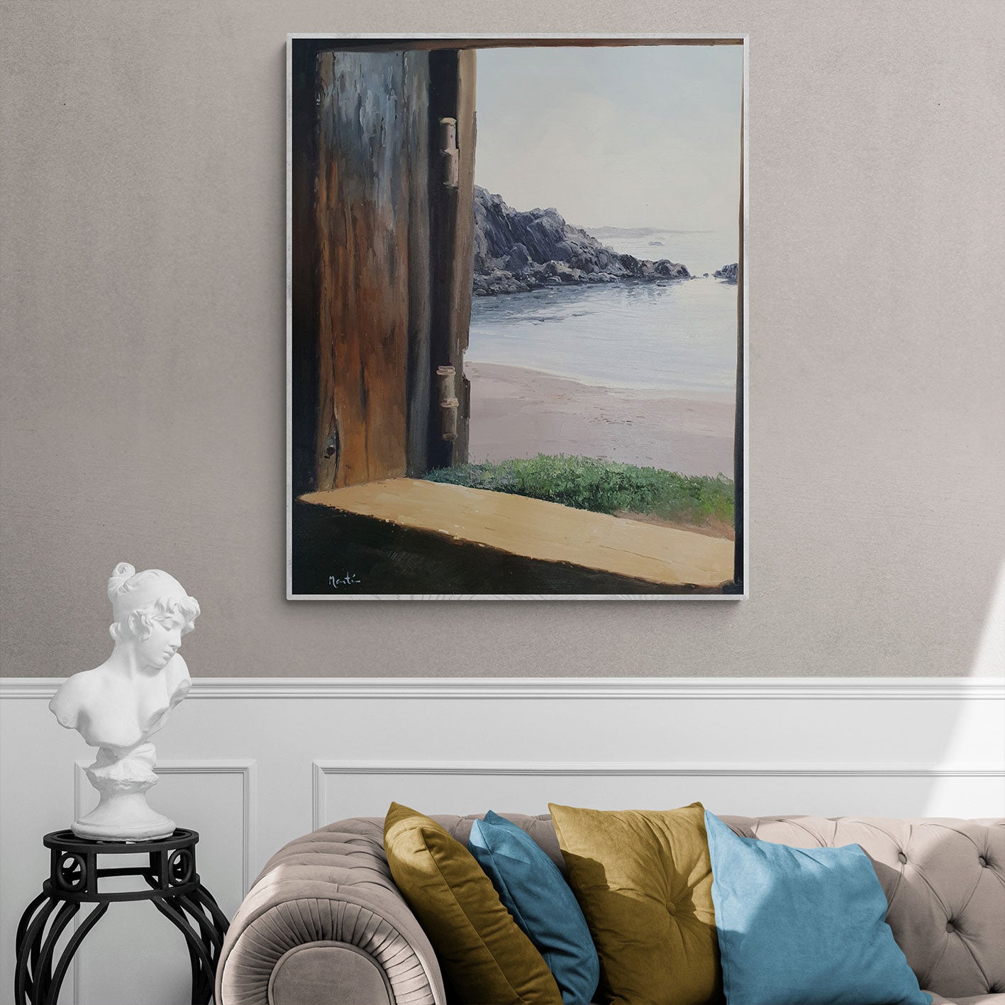 Cuadro Ventana Mar 82x102 cm