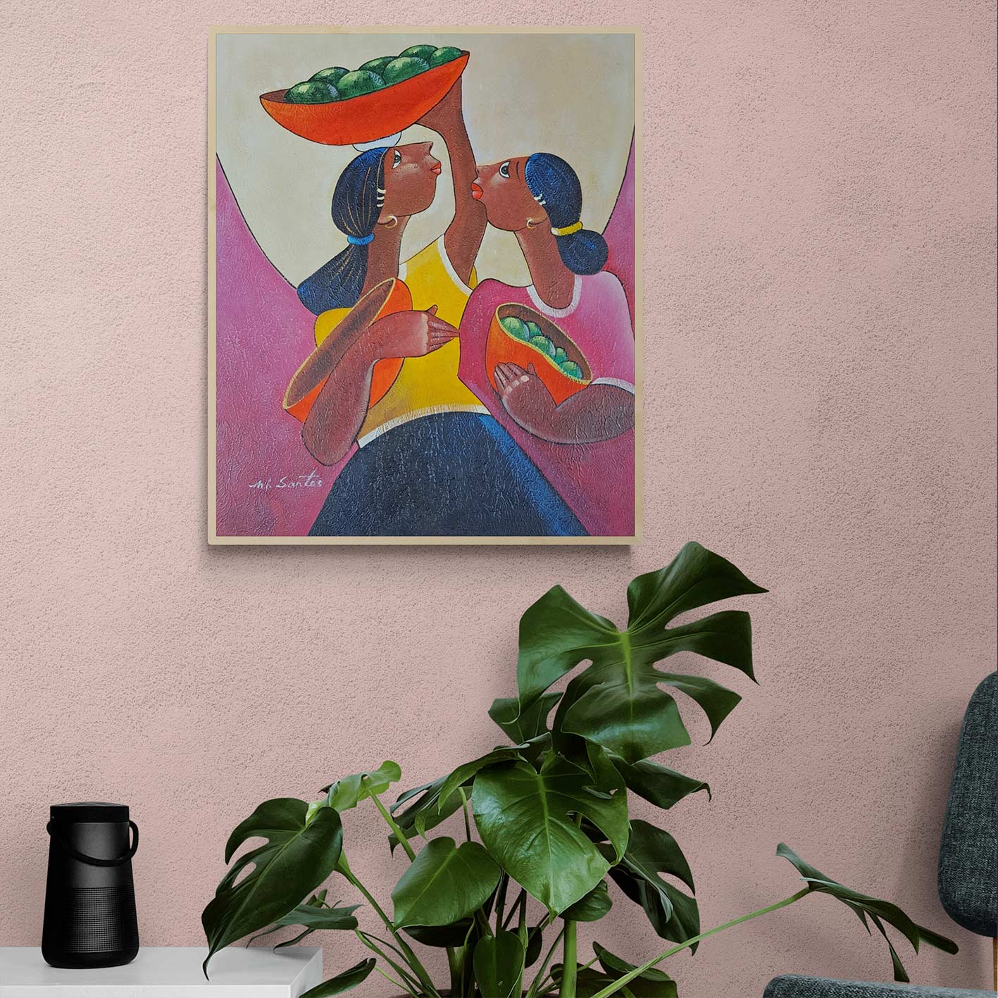 Cuadro África Fruta 50x60 cm