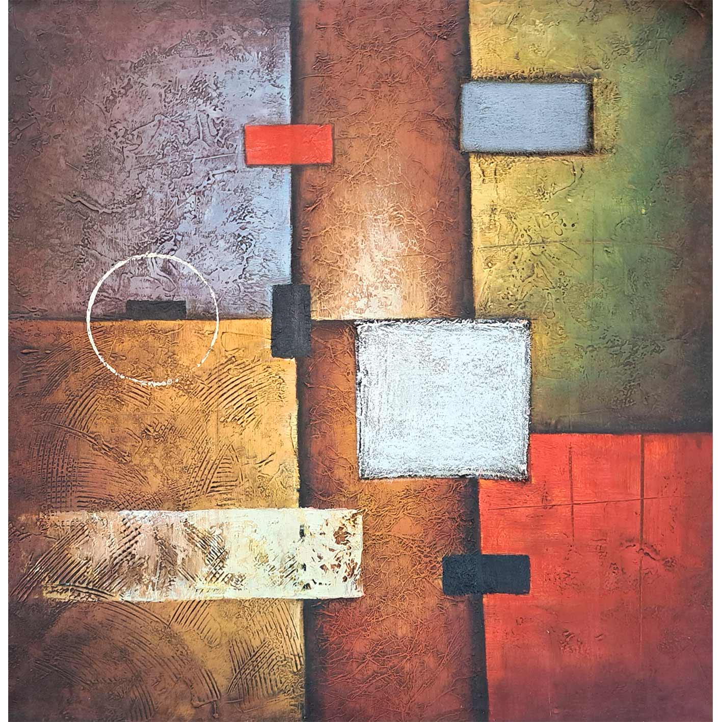 Cuadro moderno multicolor