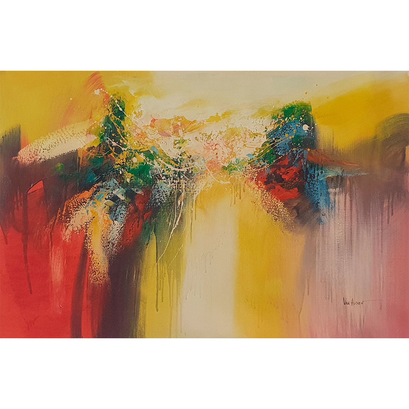Cuadro Abstracto Pinturas IV  90x60 cm
