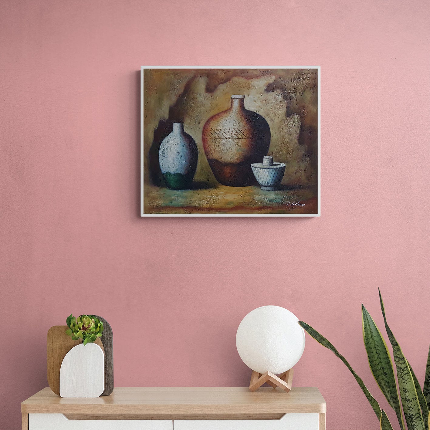 Cuadro Bodegon Decorativo  60x50 cm