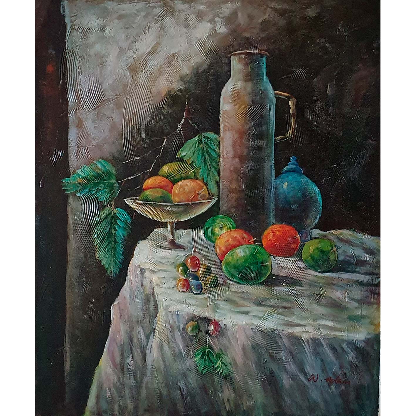 Cuadro Bodegon Composicion  50x60 cm