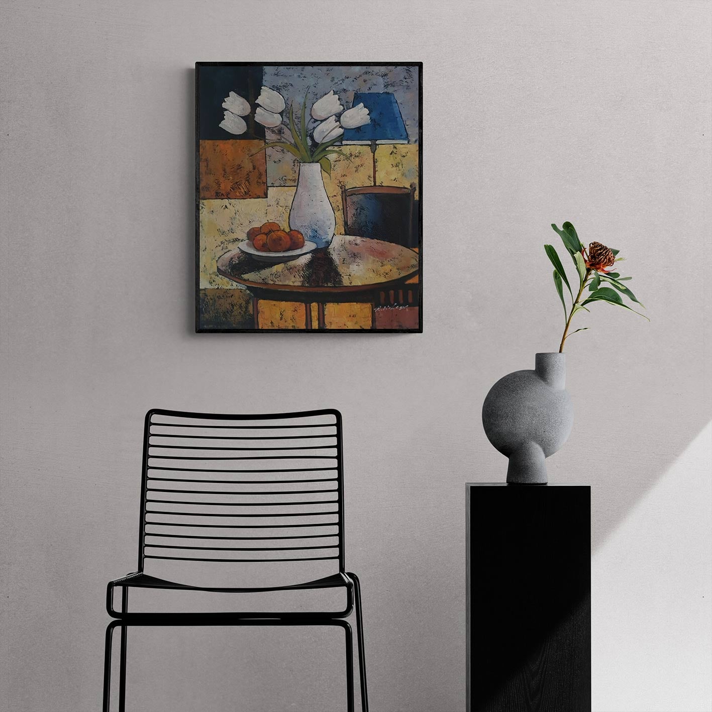 Cuadro Bodegon Texturas 50x60 cm