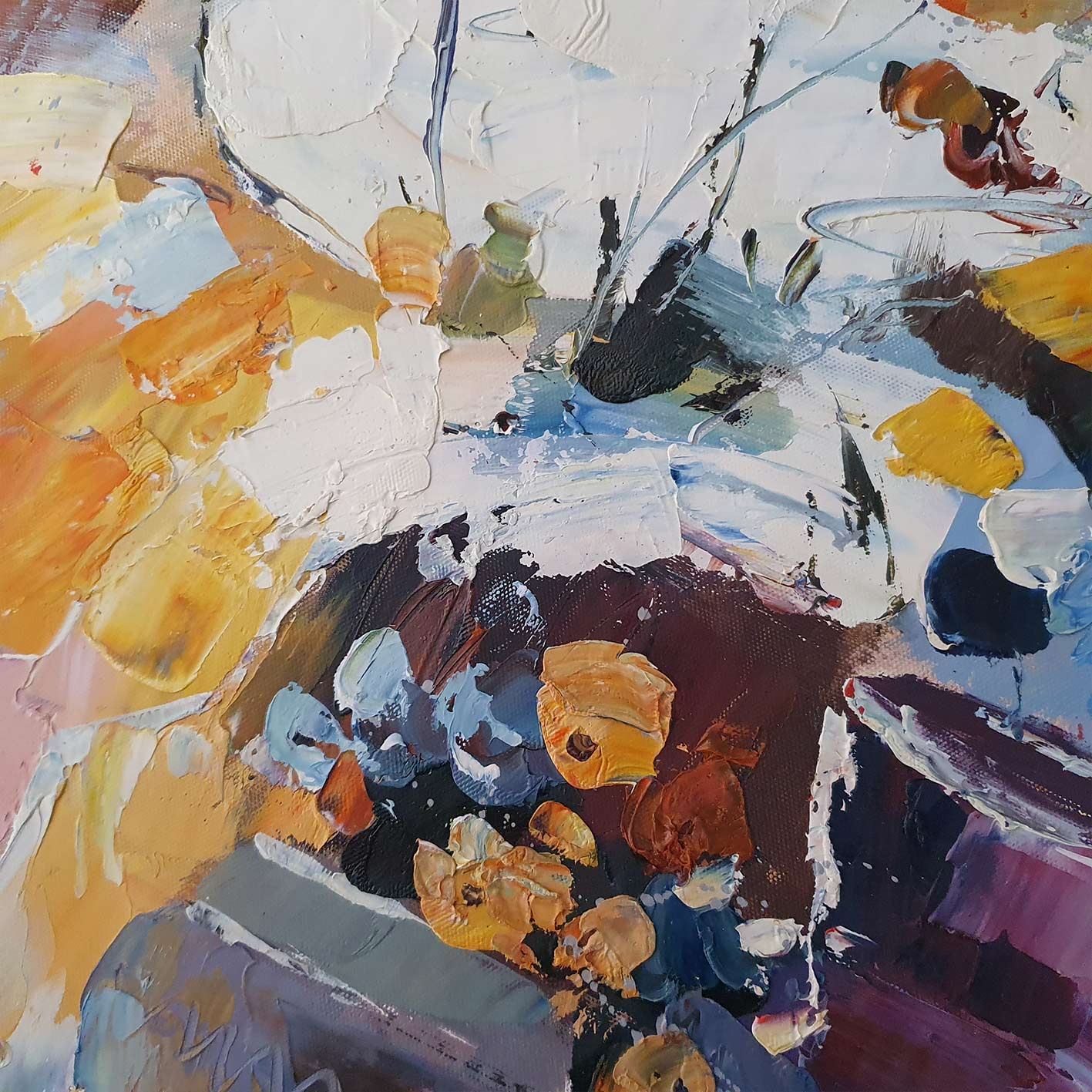 Cuadro Floral Espatula 50x60 cm