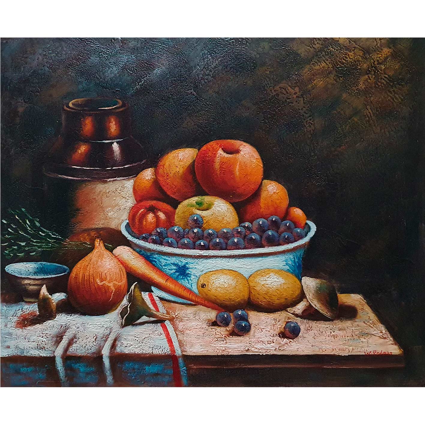Cuadro Bodegon Mesa II  60x50  cm