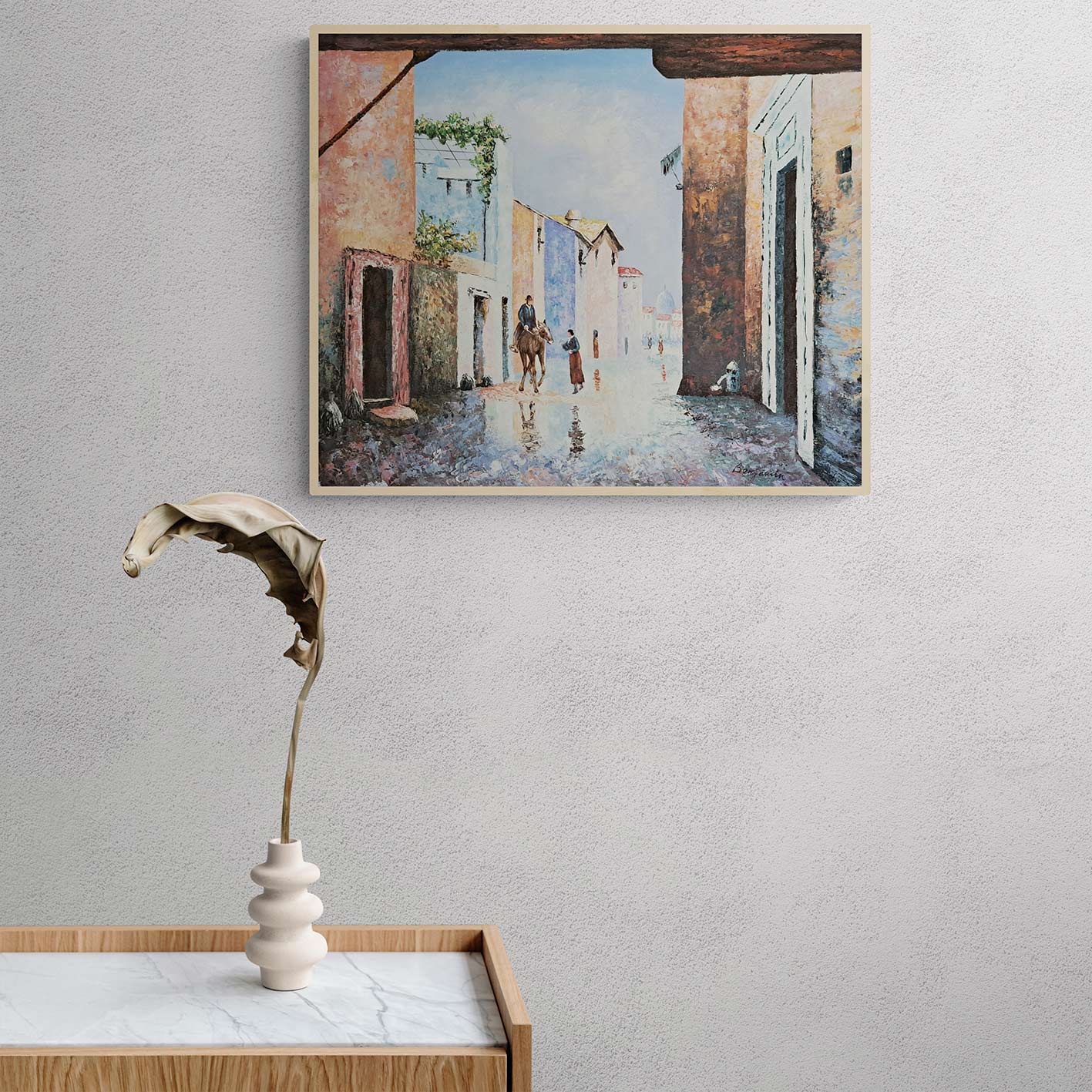Cuadro Calle Pueblo I 60x50 cm