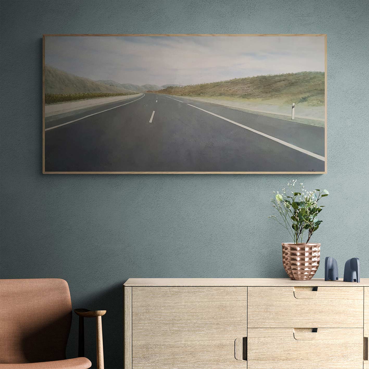 Cuadro Carretera 120x60 cm
