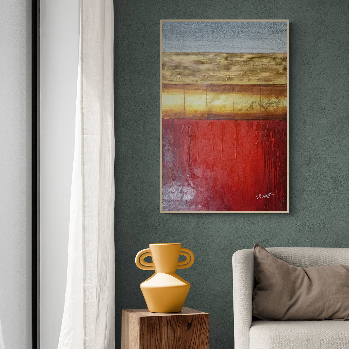 Cuadro Color Oro 60x90 cm