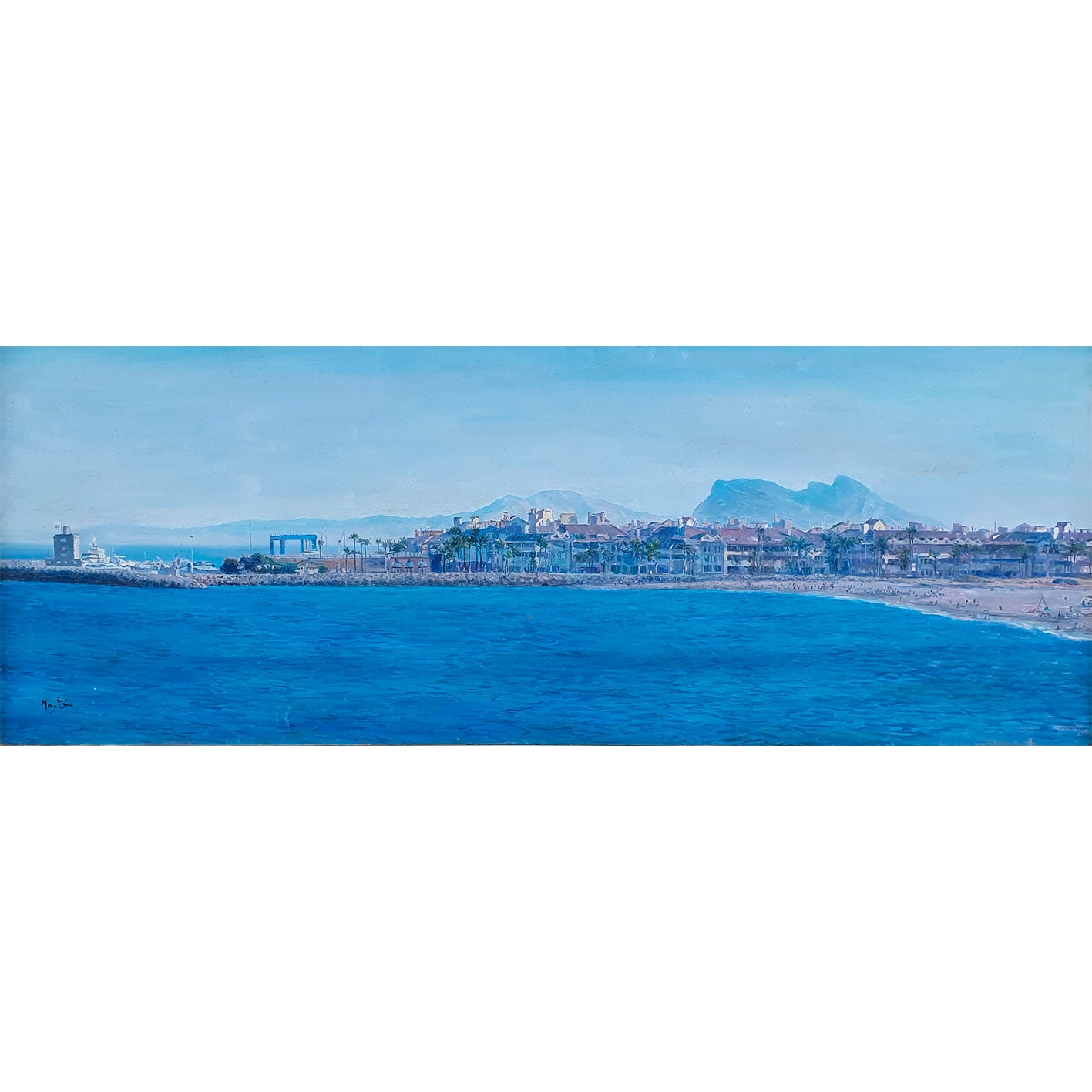 Cuadro Costa Sotogrande 131x49 cm