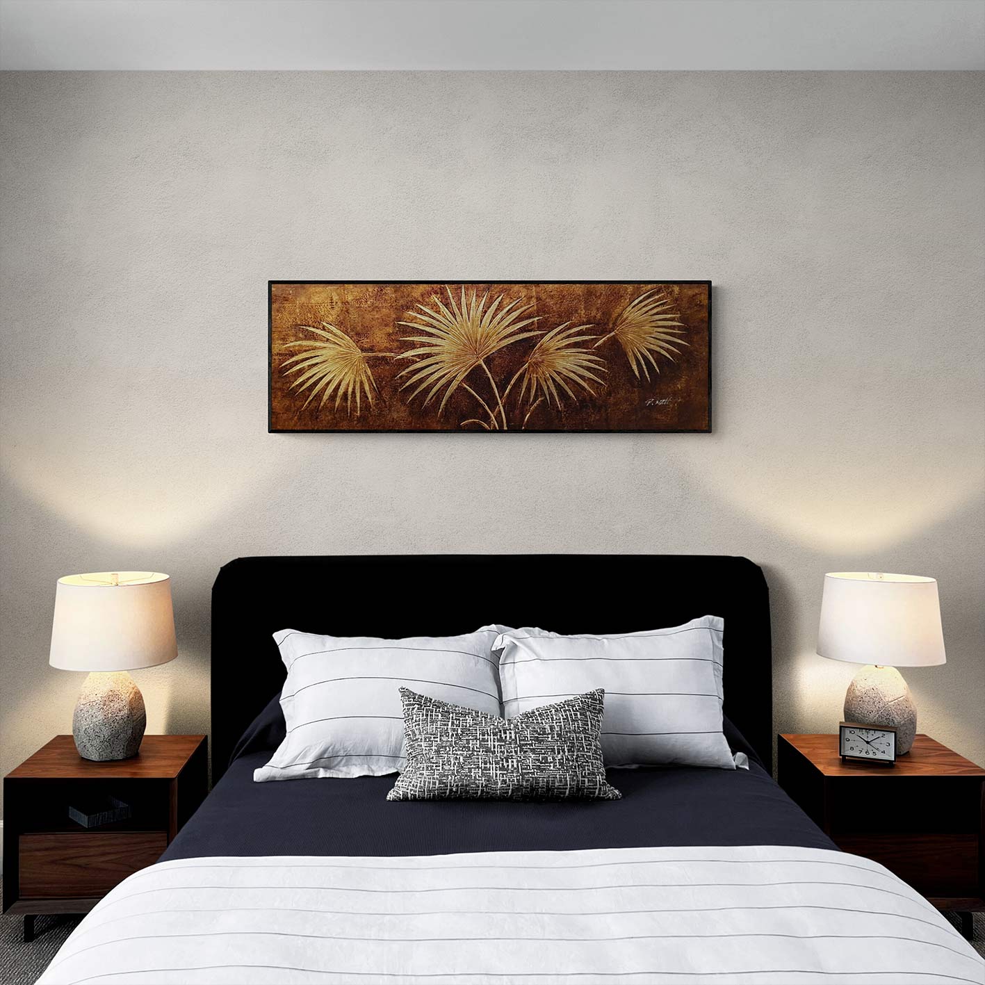 Cuadro Decorativo Palma 120x40 cm