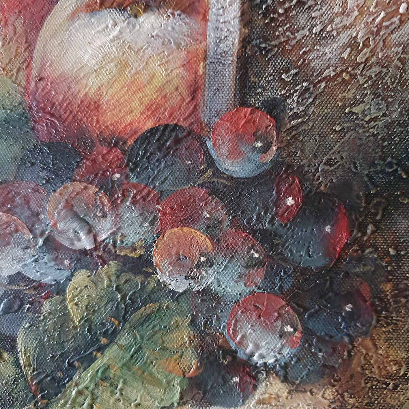 Cuadro Diptico Bodegon Fruta  60x50 cm [2 piezas]