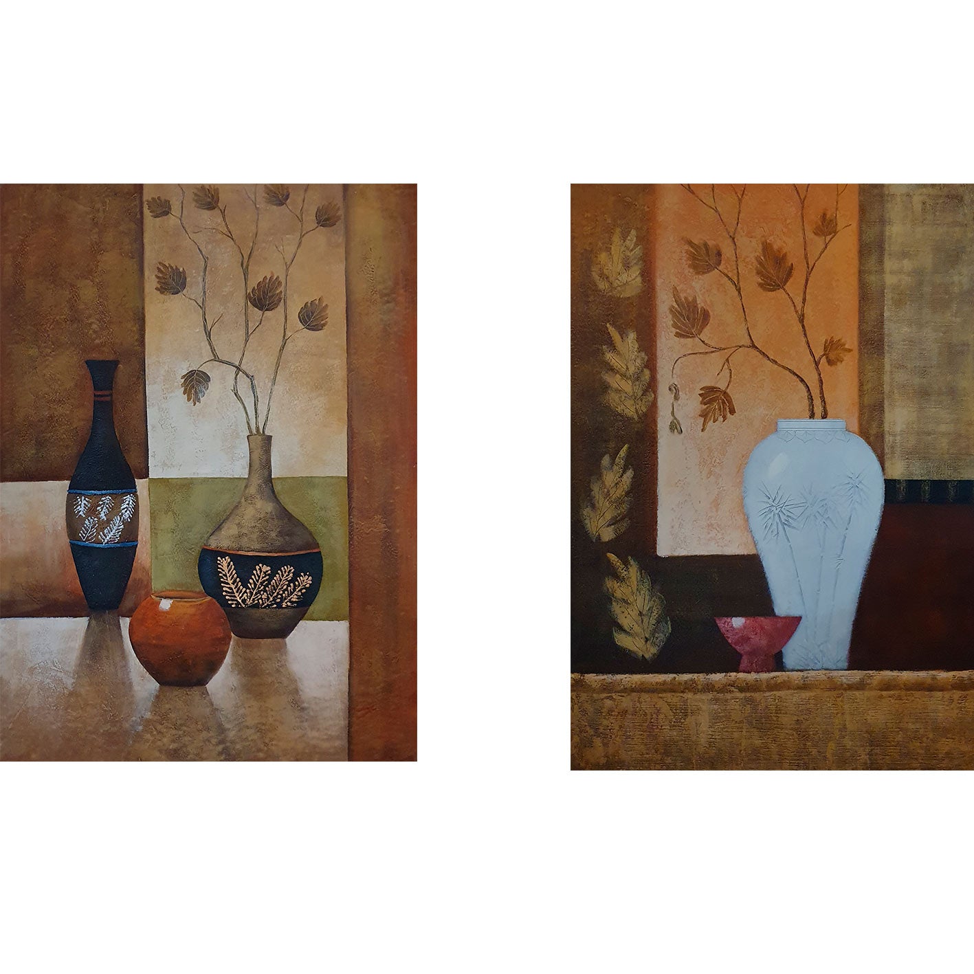 Cuadro Diptico Ceramicas  60x90 cm [2 piezas]
