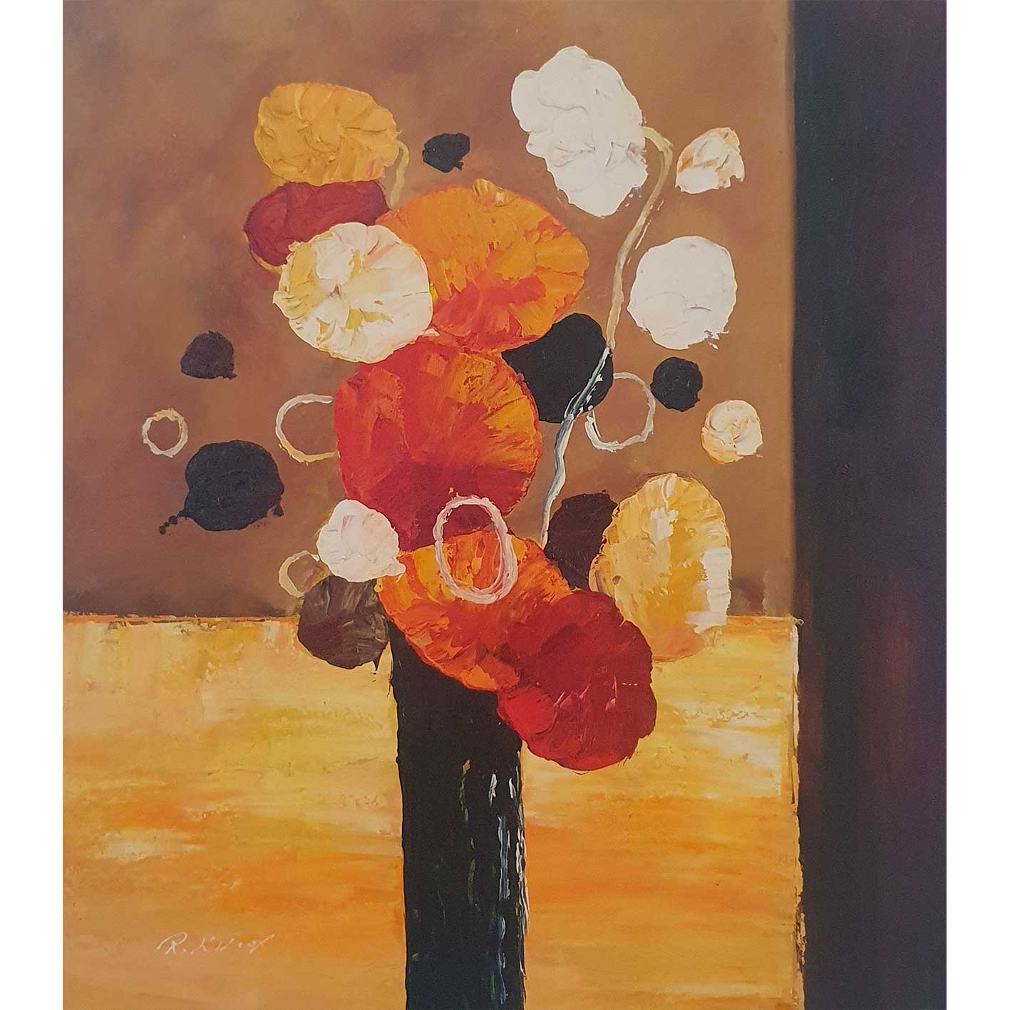 Cuadro Diptico Flores Decor 50x60 cm [2 piezas]