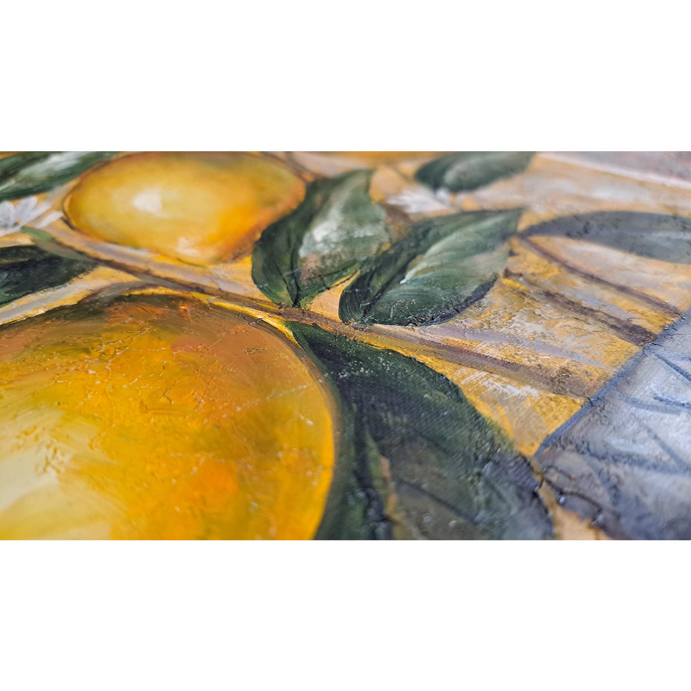 Cuadro Diptico Limones Naranjas 50X60 cm [2 piezas]