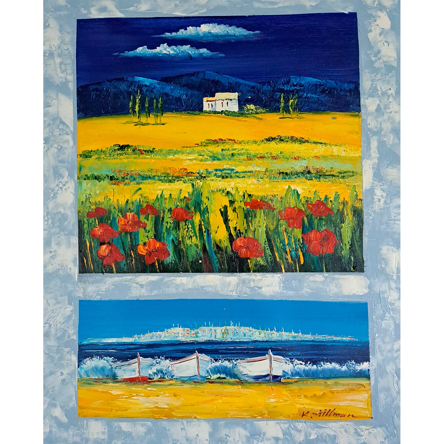 Cuadro Diptico Paisaje  50X60 cm [2 piezas]