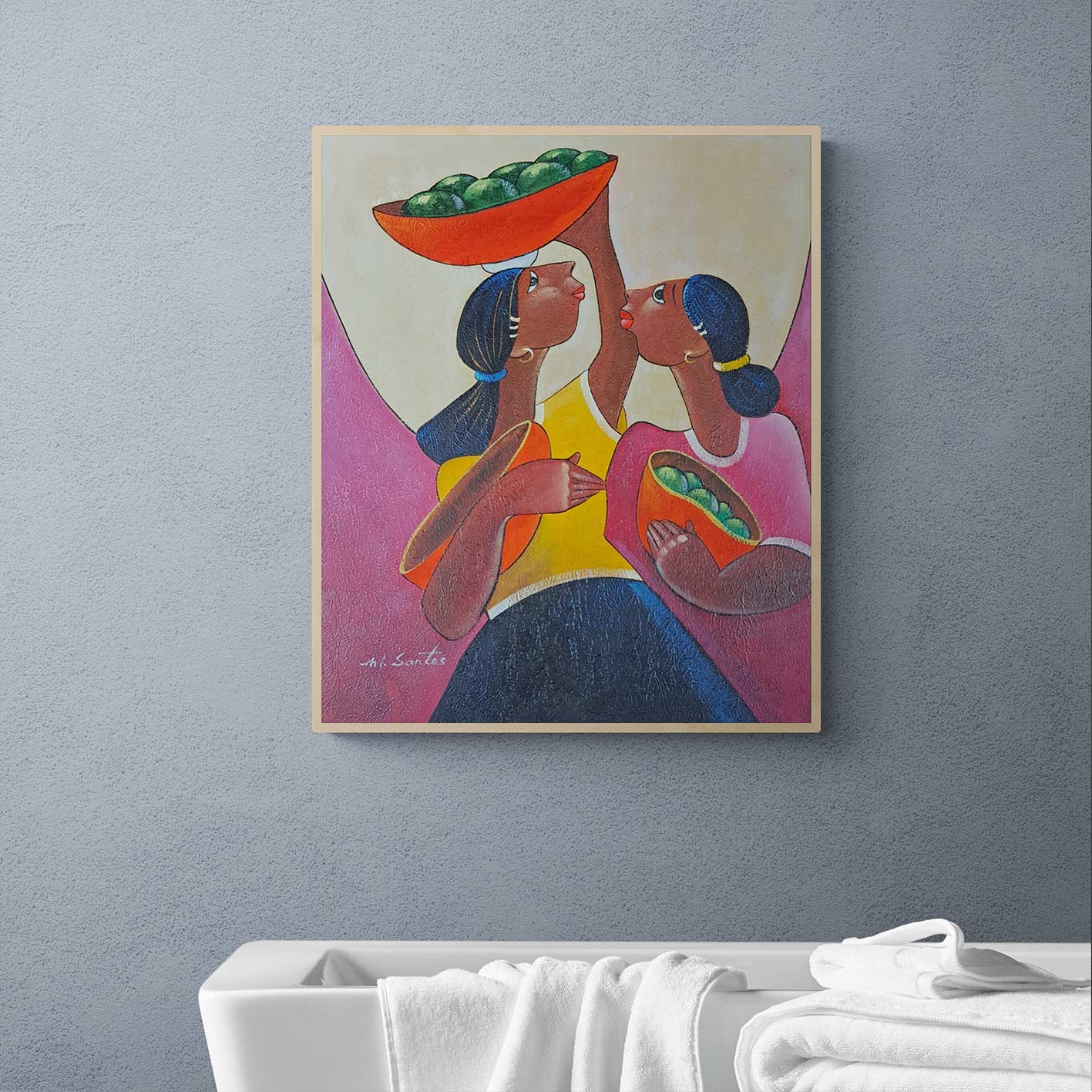 Cuadro África Fruta 50x60 cm
