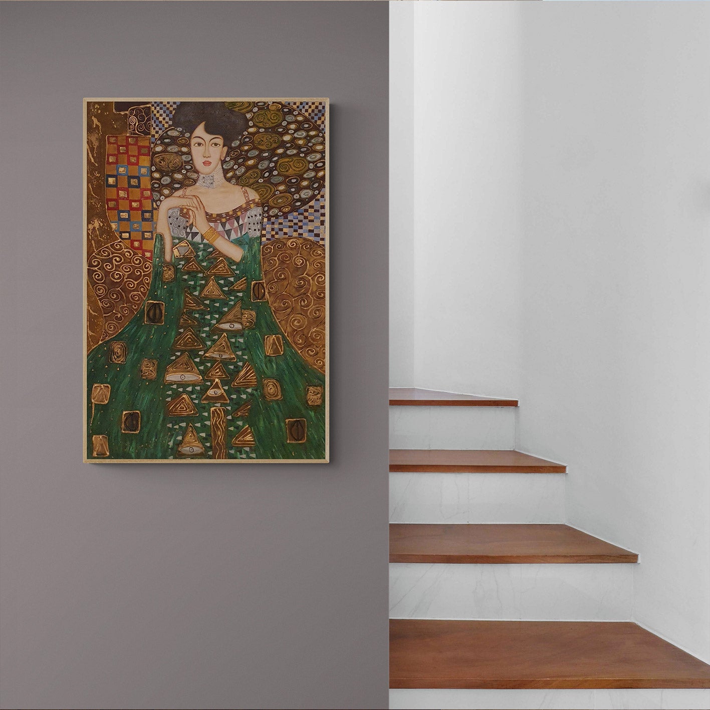 Cuadro Gustav Klimt Mujer 60x90 cm