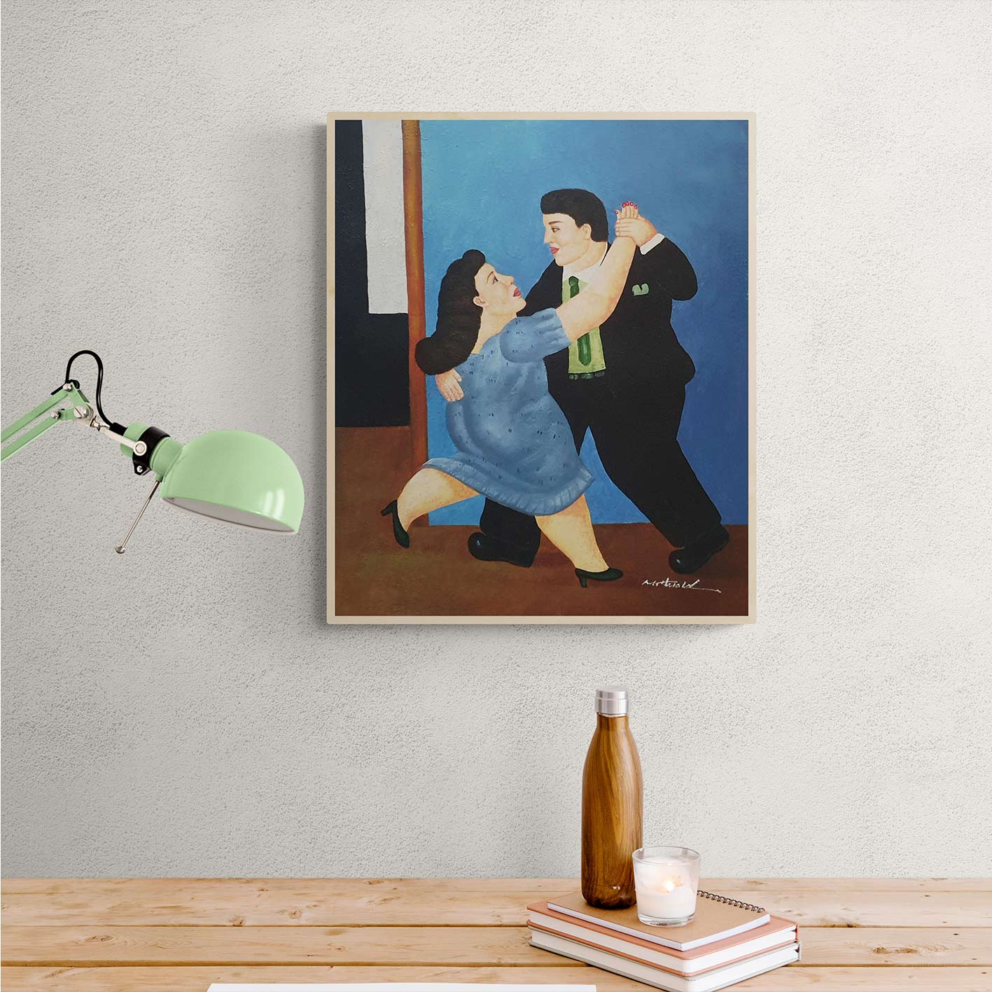 Cuadro Botero Baile II 50x60 cm