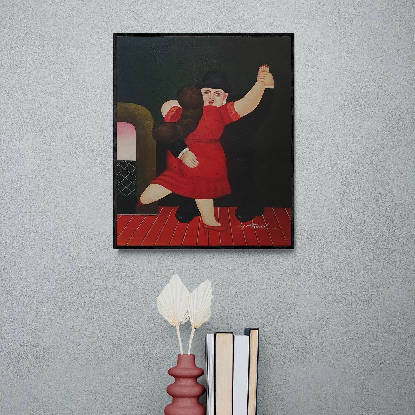 Cuadro Botero Baile IV 50x60 cm