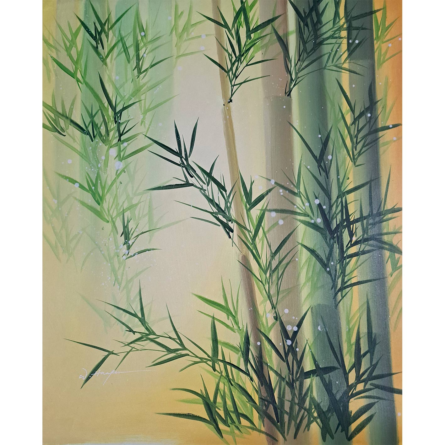 Cuadro Diptico Bambu  50x60 cm [2 piezas]