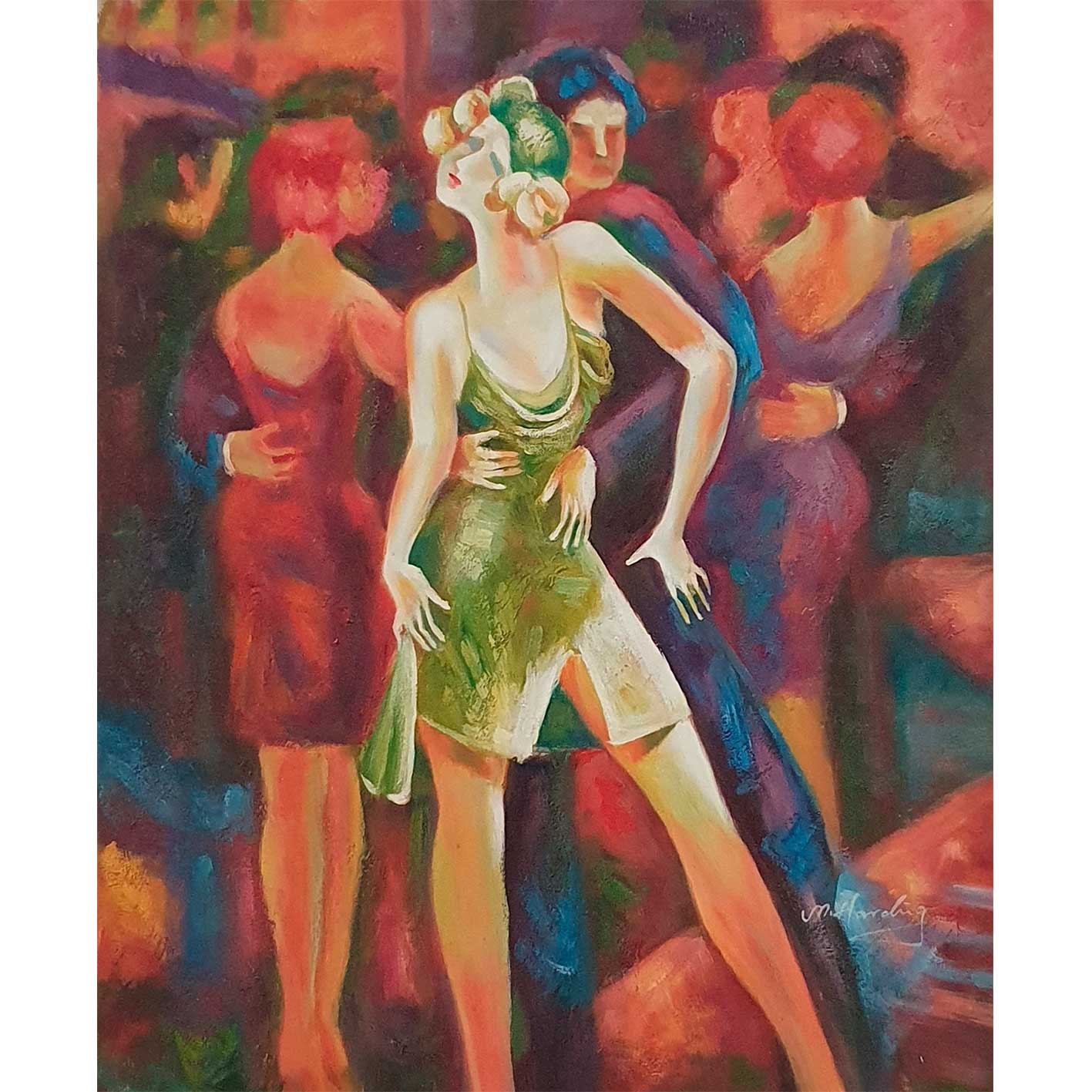 Cuadro Diptico Fiesta  50x60 cm [2 piezas] Texturas