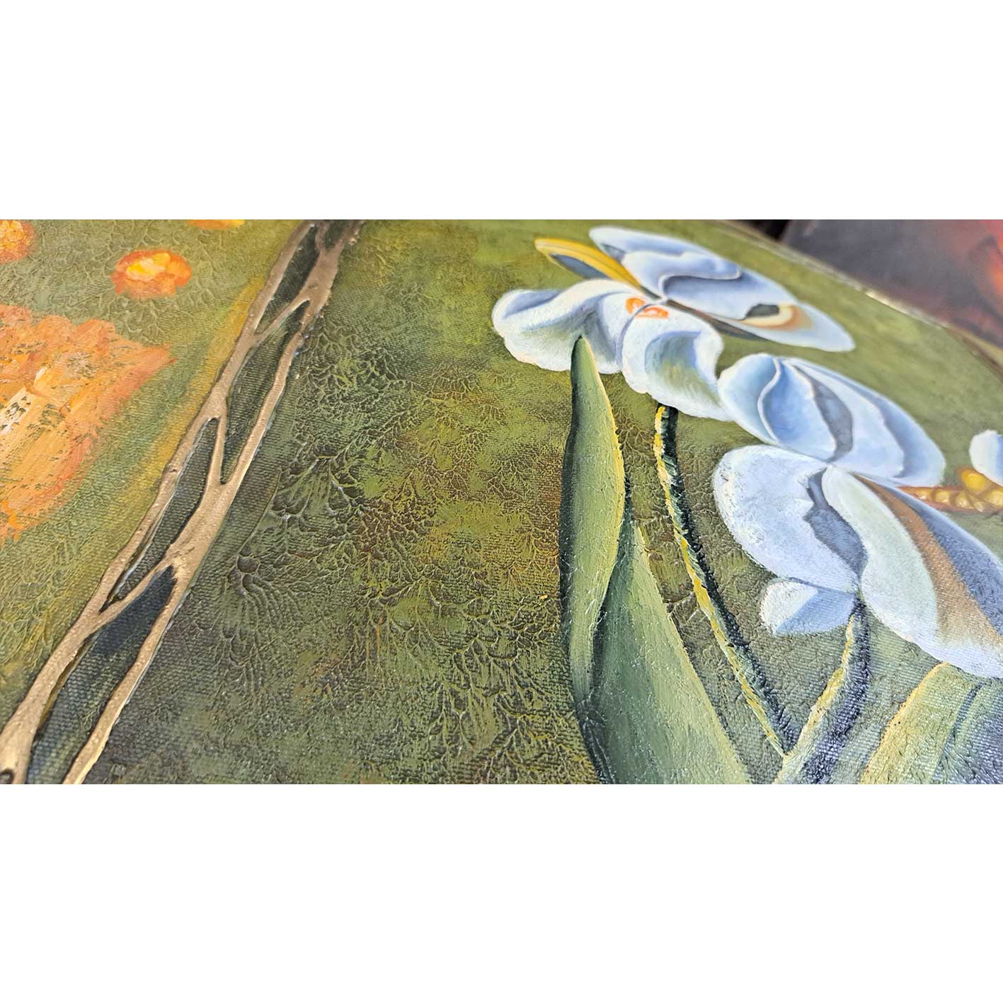 Cuadro Diptico Dos Flores  50x60 cm [2 piezas]