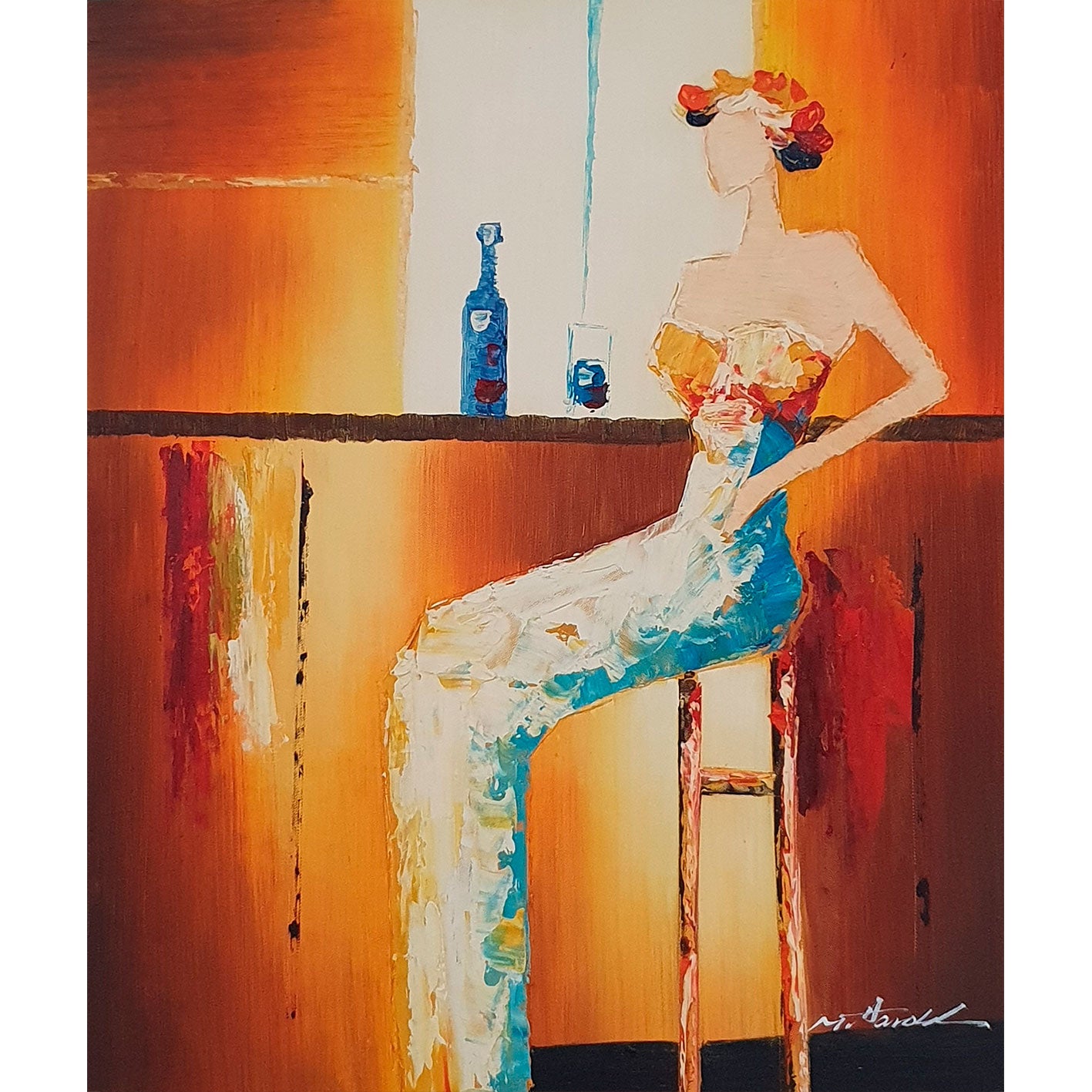 Cuadro Diptico Bar 50x60 cm [2 piezas]