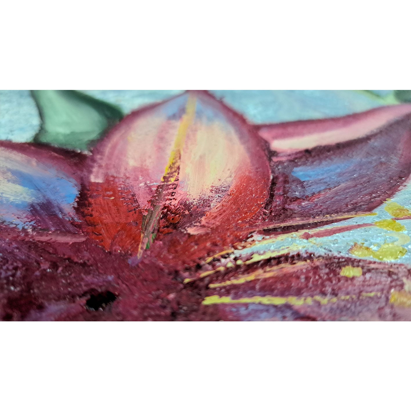 Cuadro Diptico Lirios Pinturas 60X50 cm [2 piezas]