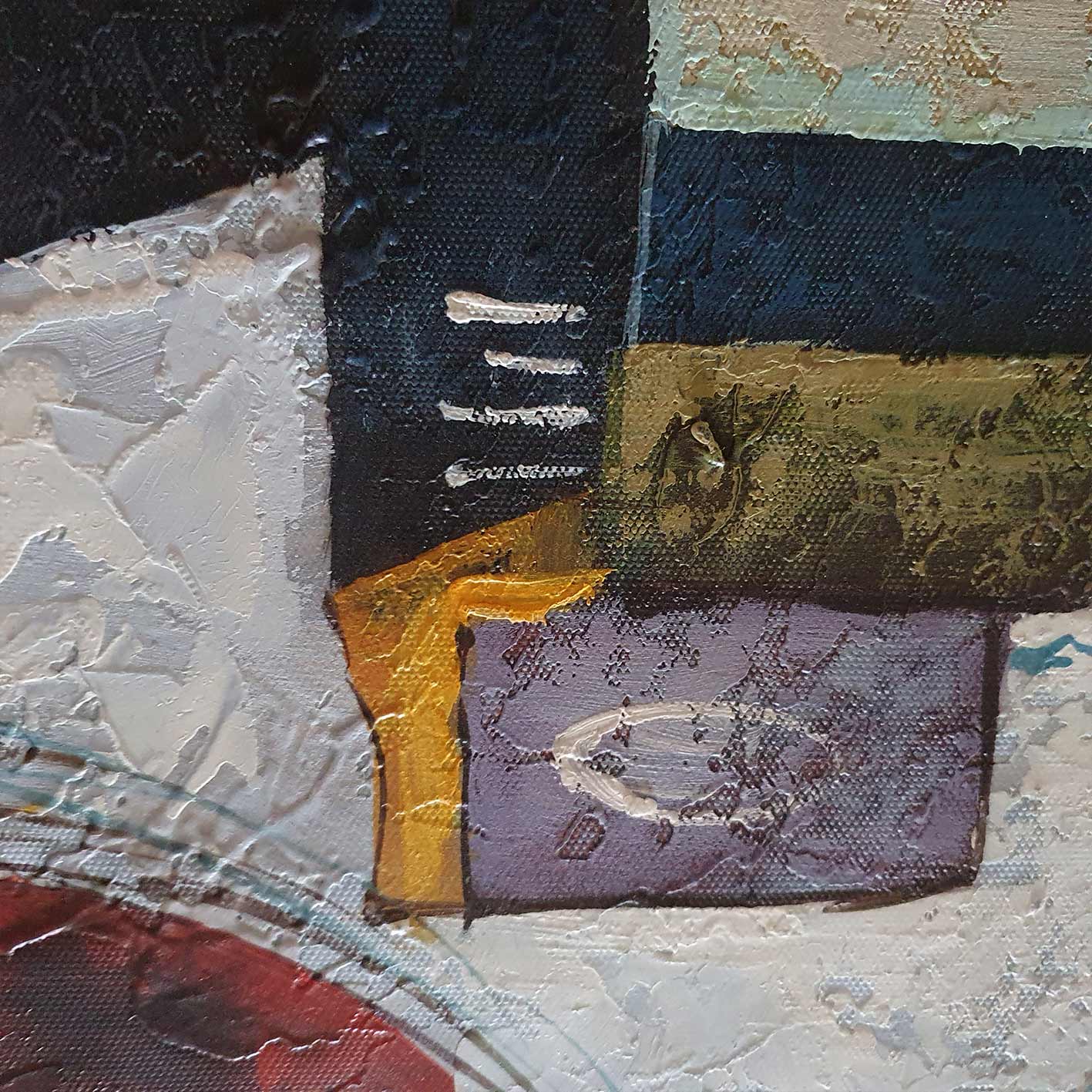 Cuadro Diptico Musical Abstracto 50X60 cm [2 piezas]
