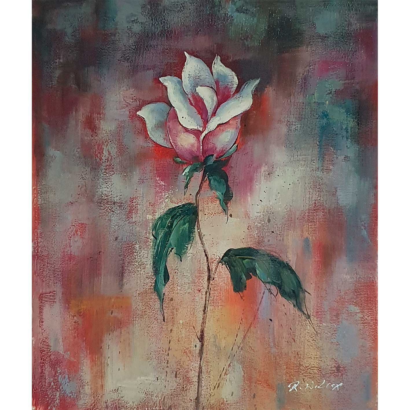 Cuadro Diptico Rosas 50X60 cm [2 piezas]