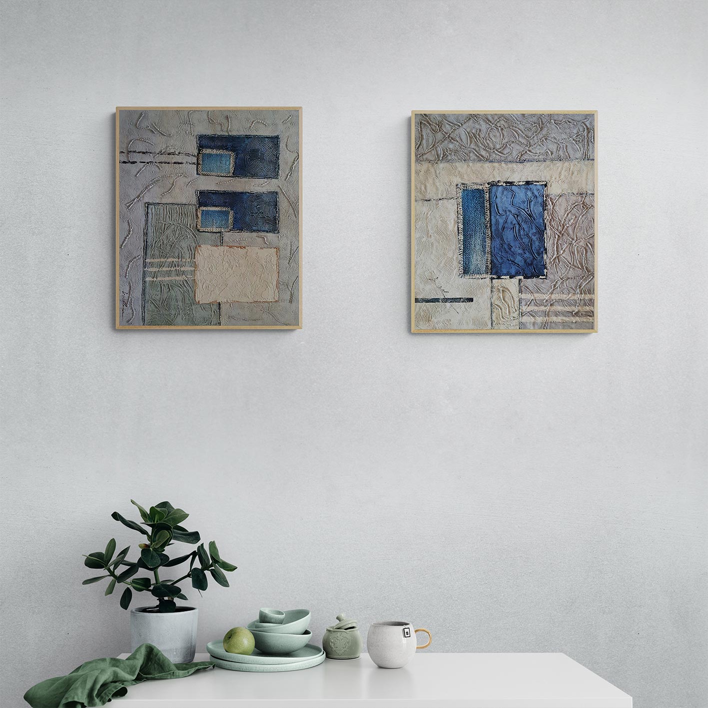 Cuadro Diptico Saco I  50X60 cm [2 piezas]
