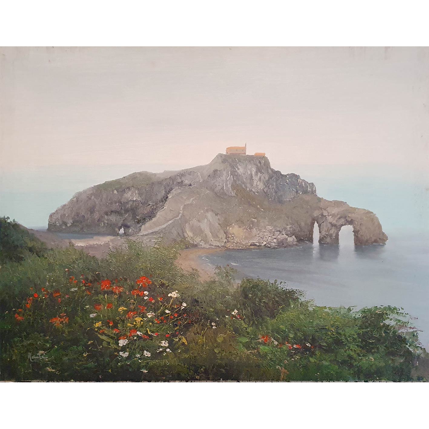 Cuadro Ermita Gaztelugatxe 100x80 cm