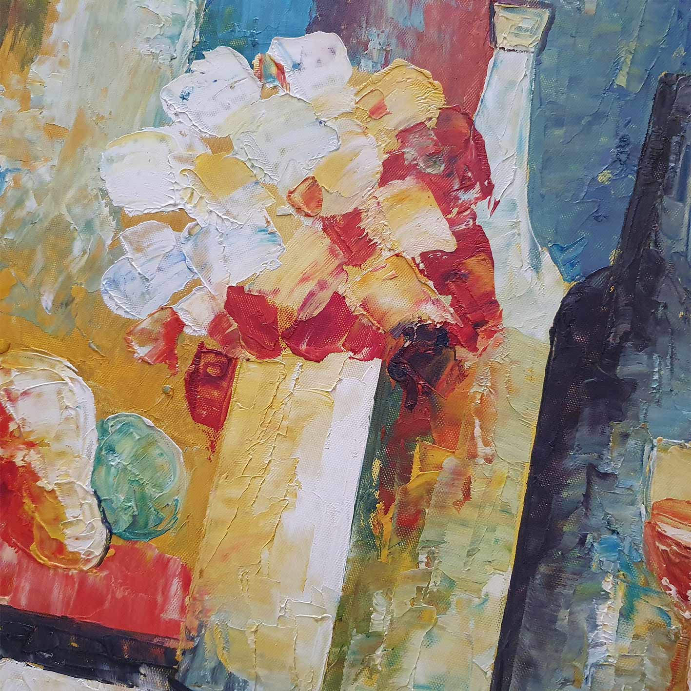 Cuadro Flores Copa II  50x60 cm