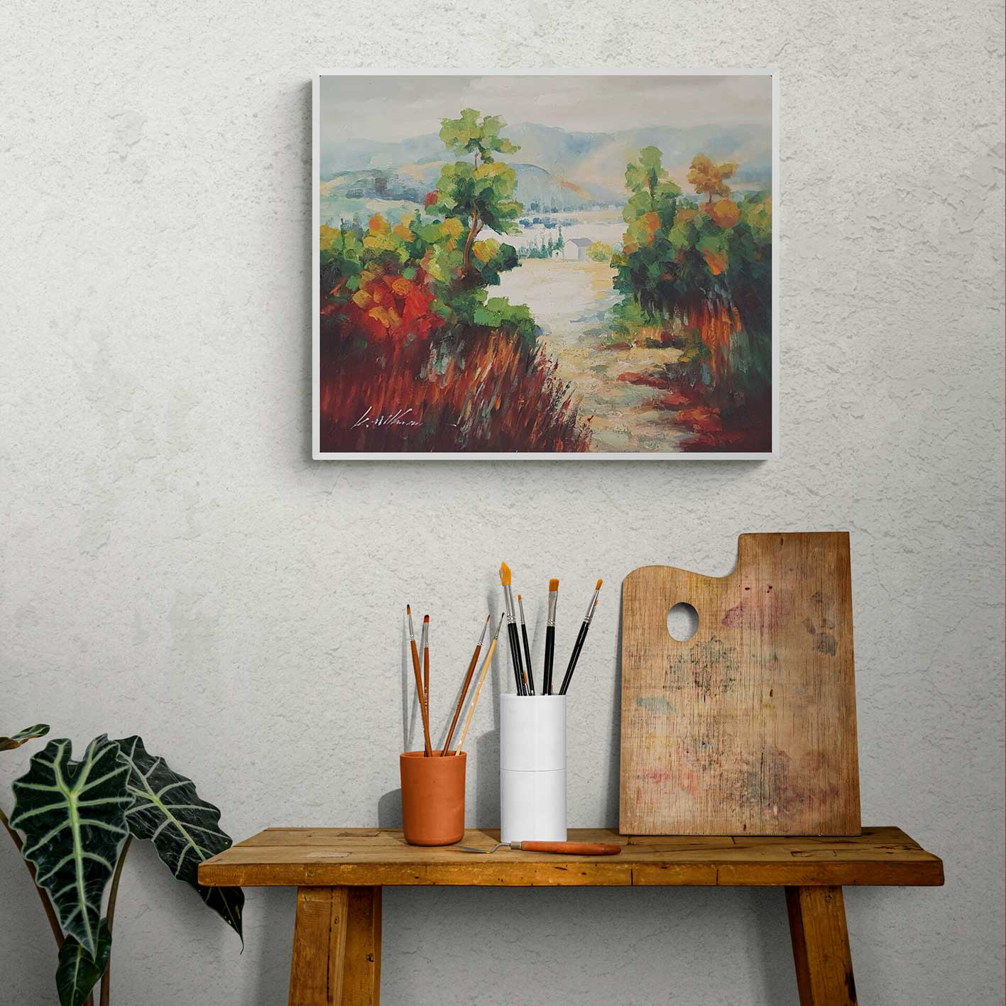 Cuadro Campo Moderno II 60x50 cm